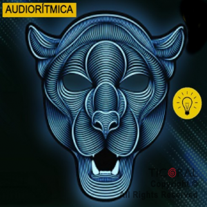 MASCARA AUDIORITMICA JAGUAR LUMINOSO LED X 1